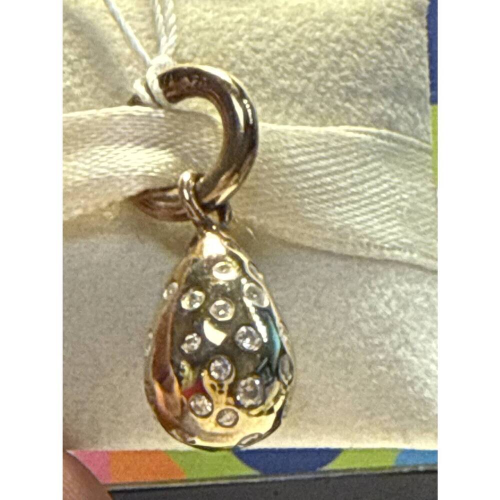 NEW STORY JEWELLERY women's diamond drop charm in gold